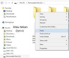 Cara Memindahkan Dokumen Ke Flashdisk Berbagi Info