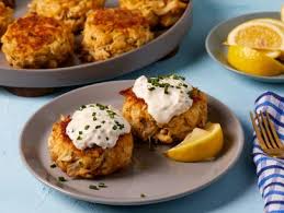 These simple crab cakes are easy to make and luxurious to eat. Crab Cakes With Remoulade Sauce Recipe Katie Lee Biegel Food Network
