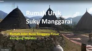 Contact adat manggarai ntt on messenger. Rumah Adat Yang Unik Rumah Adat Suku Manggarai Mbaru Niang Flores Barat Nusa Tenggara Timur Youtube