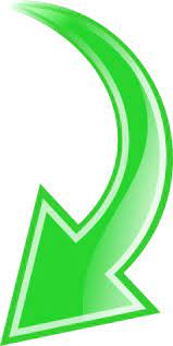 Arrow Curved Green Down Curved Arrow Arrow Symbols