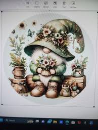 Gnome With Floral