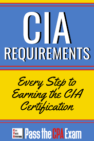 Cia Requirements Earning A Cia Certification Cia Exam Requirements In 2020 Accounting Student Exam Study Tips Accounting Career