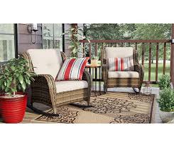 Wilson Fisher Oakmont Small Space Patio Rocker Chairs Set Big Lots 3 Piece Patio Set Patio Furniture Collection Outdoor Rugs Patio