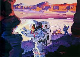 Vision Of The Future The Art Of Robert Mccall Pioneering The Space Frontier An Otherworldly Art Of Robert Mccall Spaceship Art Astronomy Art Art