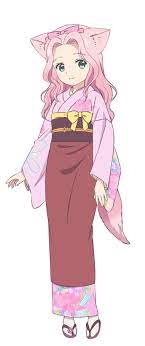 A2750ddf11f2088b4115aef6fea2788b Jpg 762 1810 Anime Neko Anime Cat Boy Anime Kimono