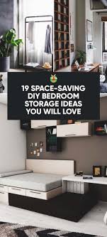 If you have a small bedroom, it will be more difficult to have good storage as you need because of small space. 19 Space Saving Diy Bedroom Storage Ideas You Will Love