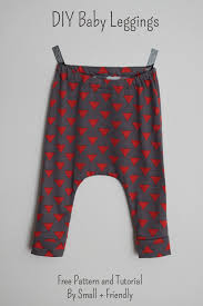 Print them out on your normal printer and make unique clothing for a child you love! Small Friendly Free Sewing Patterns Baby Leggings And Shorts