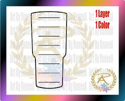 Tumbler Svg Measurements Outline Svg Cup Svg Drink Water School Svg Svg Dxf Eps Studio3 Svg Outline Colorful Art