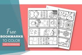 The spruce / wenjia tang take a break and have some fun with this collection of free, printable co. 8 Fun Free Printable Bookmarks To Color For Kids Adults