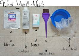 If you use bleach wrongly, it can cause damage to your it is a harsh chemical, and you need to bear some things in mind so you can bleach your white clothes safely. Positively Amy At Home Highlights A Tutorial Beauty Supplies Hair Home Highlights Hair Diy Bleach Hair