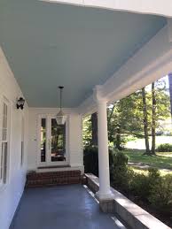 Benjamin Moore Birds Egg Ceiling I Love How It Turned Out Exterior Paint Colors For House Colored Ceiling Blue Porch Ceiling