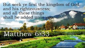 33 keep on, then, seeking first the kingdom and his righteousness, and all these other things will be added to you. never be anxious about anything for jehovah god will strengthen you provided you seek his. How To Seek Gods Kingdom Arxiusarquitectura