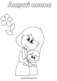 Disegni Festa Dei Nonni Nonna E Nipotino Festa Dei Nonni Nonni Disegni Da Colorare