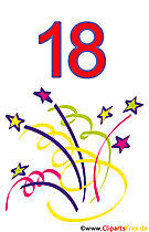 Kostenlos einladung 18 geburtstag vorlage pujcka 18. 215 Geburtstag Cliparts Bilder Grafiken Kostenlos Gif Png Jpg