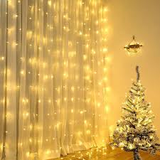Twinkly is here to help you add some color to your tree and brighten up the holidays like never before. Qedertek Christmas Curtain Lights 300leds Fairy Curtain Lights 8 Modes Christmas Fairy Lights Waterfall Lights For Xmas Tree Party Wedding Garden Bedroom Christmas Decoration Warm White Buy Online In Antigua And Barbuda