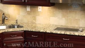 Santa cecilia light granite taupe glass backsplash white. Santa Cecilia Granite Kitchen Countertops Iii Marble Com Youtube