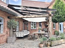 Das Terrassendach Ist Fertig Uberdachung Garten Garten Terrasse Terrassendach