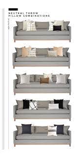 Buy top selling products like ugg® coco luxe square throw pillows in glacier grey (set of 2) and morgan home chenillesquare throw pillows in dark grey (set of 2). Neutral Throw Pillow Combinations For White And Gray Sofas How To Put Thro Throw Pillows Living Room Throw Pillows Living Room Couch Pillows For Grey Couch