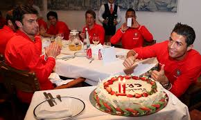 The figurine make from gum paste. Cristiano Ronaldo Has Massive Birthday Cake Daily Mail Online