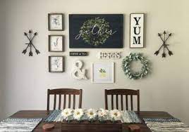 Home Sign With Wreath Hobby Lobby 53 Ideas Dinning Room Wall Decor Dining Room Gallery Wall Dining Room Wall Art