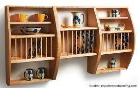 Harga piring kayu jati 15cm 20cm 25cm / wooden plate / teak wood 15 20 25 cm. Ingin Dapur Tampak Unik 10 Desain Rak Piring Ini Jawabannya