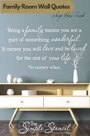 Tons Of Family Inspired Wall Quote Decals Great Ideas For Your Family Room Wall Home Decorating Family Room Walls Wall Decals Living Room Family Room