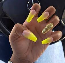 Lemon juice neon yellow nail polish bright yellow polish | etsy. 25 Gorgeous Yellow Nails To Spice Up Your Fashion Crystal Clawz