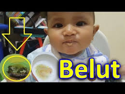 Cuma 3 menit buatnya loh. Bayi 6 Bulan Makan Belut Dicampur Ke Bubur Saring Youtube