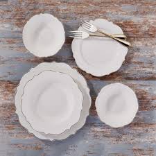 12 adet servis tabağı 12 adet çukur yemek tabağı 12 adet pasta tabağı 12 adet komposto kasesi 1 adet büyük kayık tabak 1 adet orta kayık tabak 2 adet küçük kayık tabak 1+1 adet çorba tenceresi ve kapağı 2+2. Korkmaz Eliza Collection 60 Parca Yemek Takimi A8241 Fiyati