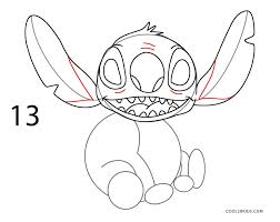 How to draw lilo (lilo & stitch) step 6: How To Draw Stitch Step By Step Pictures