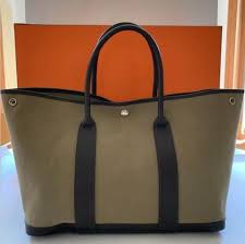 Hermes Garden Party Green Toile Negonda 36 Mm With B Olive Canvas Tote Hermes Garden Party Canvas Tote Tote