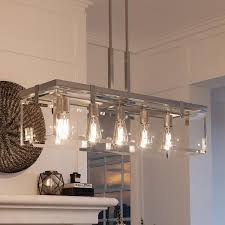 Uhp2441 Modern Farmhouse Chandelier 15 3 4 H X 36 3 4 W Brushed Nick