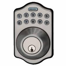 Electronic Keypad Keyless Single Cylinder Satin Nickel Deadbolt Lock Ls Db500 Sn Electronic Deadbolt Keyless Deadbolt Deadbolt