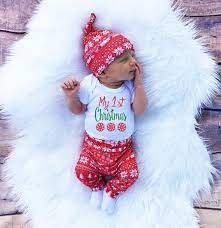 3 Pieces Winter Baby Clothing Set For Newborns And Todlers Baby Boy Christmas Outfit Baby Christmas Outfit Baby Boy Christmas