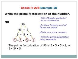 A Worked Example Of Prime Factorisation Which Can Be Used By A Student To Walk The Them Through The Proce Prime Factorization Math Literacy Prime And Composite