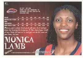 Amazon.com: 1999 Hoops WNBA #81 Monica Lamb RC Houston Comets :  Collectibles & Fine Art