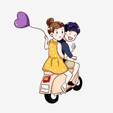 Check spelling or type a new query. Romantic Couple Hand Drawn Cartoon Couple On A Bicycle Festival Riding An Electric Car Biker Cute Q Ver Couple Cartoon Cartoon Clip Art Cute Cartoon Wallpapers