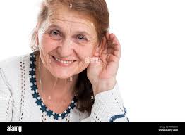 He who has an ear to hear hi-res stock photography and images