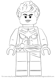 For boys and girls, kids and adults, teenagers and toddlers, preschoolers and older kids at school. Learn How To Draw Lego Captain Marvel Aka Carol Danvers Lego Step By Step Drawing Tutorials