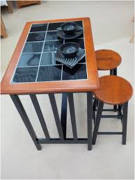Breakfast Bar Dining Set Kitchen Table And 2 Stools Top Kitchen Table Kitchen Table Kitchen Table Copper
