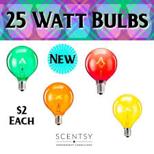 We Have New Colored Light Bulbs Independent Scentsy Consultant Christine Wells Facebook
