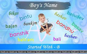 This letter is equivalent to seven, a number with high intuitive and spiritual vibration. Indian Boy Names Starting With B Pandit Com