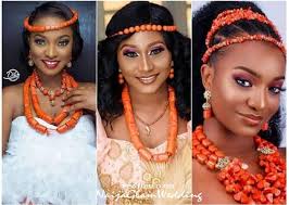 Choosing the right hairstyle for a round face. Latest Igbo Trad Wedding Hairstyles W Coral Bead Accessories Naijaglamwedding