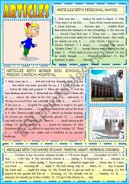 Which Of The Geographic Names Are Used With The Article The Ws Contens A Set Of Exercises 1 Articles With Personal Names 2 Articles With Words Bed School Pris Childrens Worksheets Grammar Worksheets Worksheets