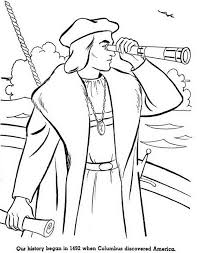 Columbus Day Coloring Pages For Kids History For Kids American History Timeline American History