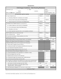 Ontario Child Support Tables Home Furniture Design Ideas