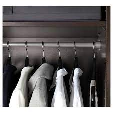 It's easy to get lost in colours, textures and fabrics when picking out curtains for your room. Komplement Dark Grey Clothes Rail 100 Cm Ikea