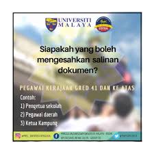 Salinan fotostat yang terdapat cop serta tandatangan pegawai inilah yang dikenali sebagai salinan diakui sah atau pun certified true copy. Soalan Minggu Haluansiswa Universiti Malaya Rasmi Facebook