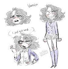 Veronica Heathers The Musical Character Design Drawings