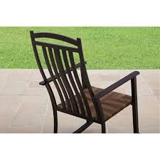 Better Homes And Gardens Belle Drive Steel Wicker Rocking High Back Chair Walmart Com Garden Rocking Chair Outdoor Chairs Chair